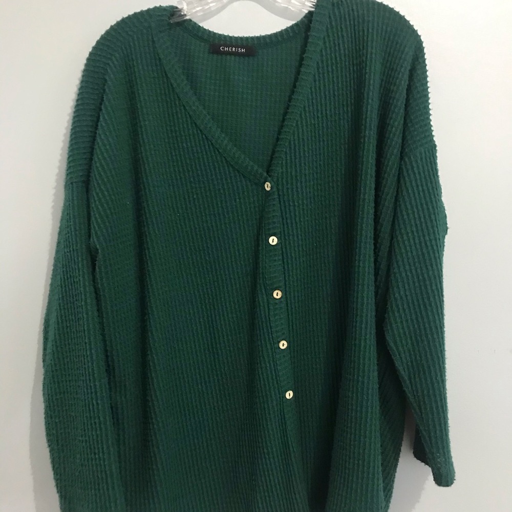 Waffle Knit Thermal Top - Picture 4 of 5